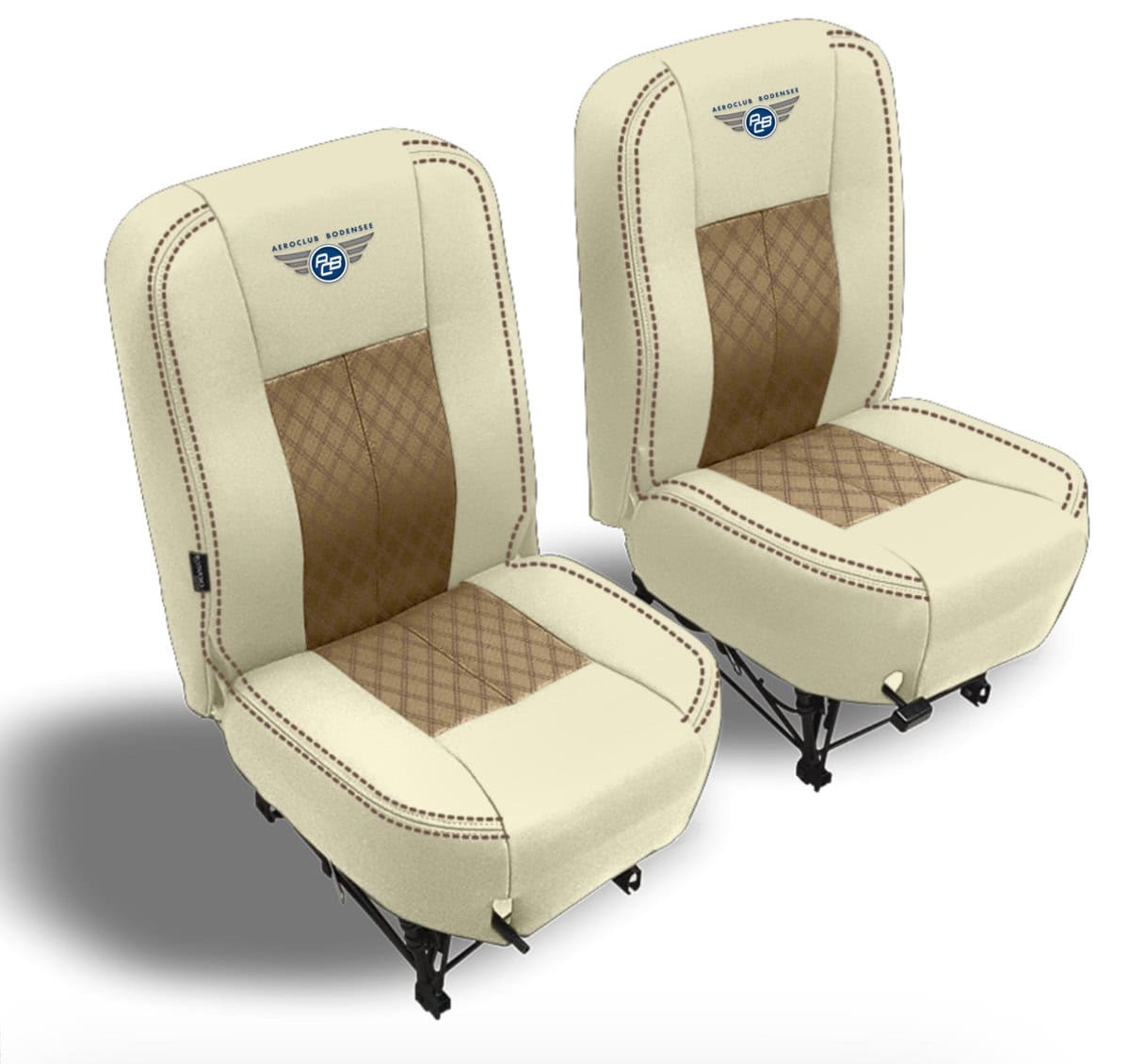 Creating individual aircraft design for customers with matching colors of new seats and given interior.
